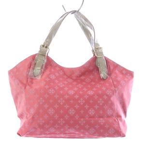 russet トートバッグ ハンドバッグ モノグラム 総柄 ナイロン ピンク