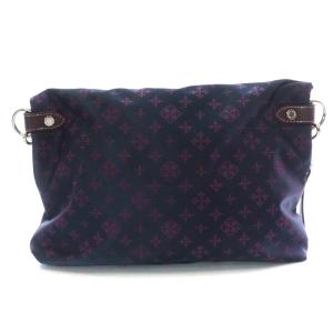 russet ショルダーバッグ ワンショルダー クラッチバッグ モノグラム 総柄 パープル