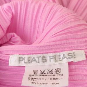 PLEATS PLEASE ISSEY MIYAKE プリーツ カットソー 七分袖 3 ピンク