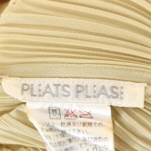 PLEATS PLEASE ISSEY MIYAKE ノースリーブ カットソー プルオーバー 4 ベージュ