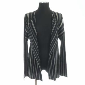 PLEATS PLEASE ISSEY MIYAKE セットアップ プリーツ カーディガン イージーパンツ 4 ブラック