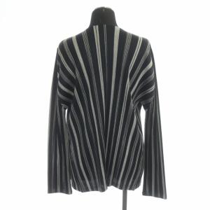 PLEATS PLEASE ISSEY MIYAKE セットアップ プリーツ カーディガン イージーパンツ 4 ブラック