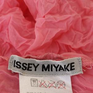 ISSEY MIYAKE シワ加工 半袖 カットソー Tシャツ L ピンク