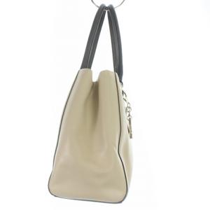 kate spade new york ハンドバッグ トートバッグ バイカラー レザー べージュ 黒 ブラック
