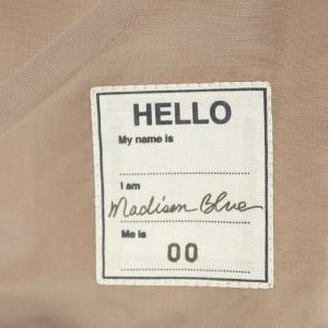 MADISONBLUE スエード レザージャケット カウレザー スナップボタン 00 ブラウン