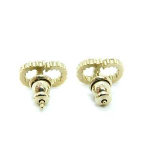 Christian Dior CLAIR D LUNE ラインストーン ピアス ゴールドカラー