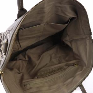 TOFF&LOADSTONE トートバッグ ハンドバッグ レオパード柄 鶯茶 茶色 ブラウン