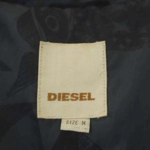 DIESEL フーディジャケット ダウンジャケット 中綿ジャケット ジップアップ M 黒 ブラック