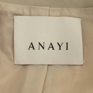 ANAYI 18SS フェイクスエードトレンチコート スプリングコート ロング 38 ライトグレージュ