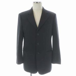 GIORGIO ARMANI スーツ セットアップ テーラードジャケット 総裏地 3B パンツ ジッパーフライ 48 グレー