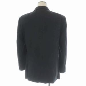 GIORGIO ARMANI スーツ セットアップ テーラードジャケット 総裏地 3B パンツ ジッパーフライ 48 グレー