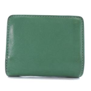 MARC JACOBS フラッシュ ロゴ 二つ折り財布 レザー 緑 グリーン M0015752 342