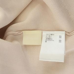 Diagram GRACE CONTINENTAL 22SS ヘムフリルノースリ ニット カットソー 切替 36 ピンク