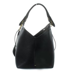 ANYA HINDMARCH BUILD A BAG 2WAY ショルダーバッグ レザー 黒