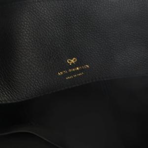ANYA HINDMARCH BUILD A BAG 2WAY ショルダーバッグ レザー 黒