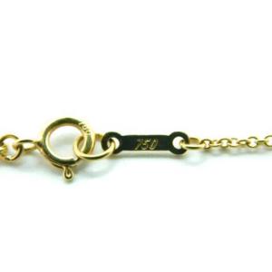 TIFFANY&Co. ネックレス オープンハート K18YG イエローゴールド