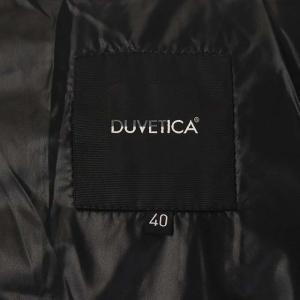 DUVETICA AILIE ダウンジャケット アウター 総裏地 ジップアップ 40 黒 ブラック
