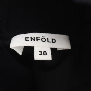 ENFOLD 21AW PEダブルクロスベストコンビPULLOVER チュニック バックテール サイドスリット