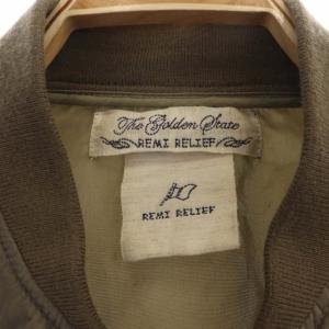 REMI RELIEF 21SS side zip MA-1 カーキ