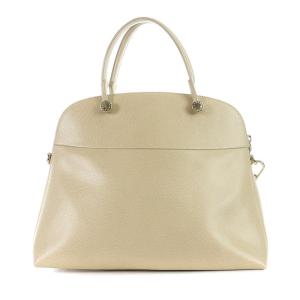 FURLA パイパー ショルダーバッグ ハンドバッグ 2way レザー ベージュ