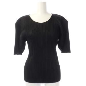 イッセイミヤケ プリーツカットソー 3 ブラック