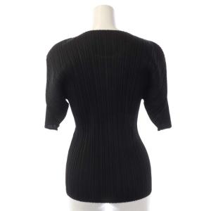 PLEATS PLEASE ISSEY MIYAKE イッセイミヤケ プリーツカットソー 3 ブラック