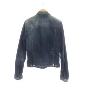 DSQUARED2 S74AM0522 ペイント加工 デニムジャケット 48 ブルー 