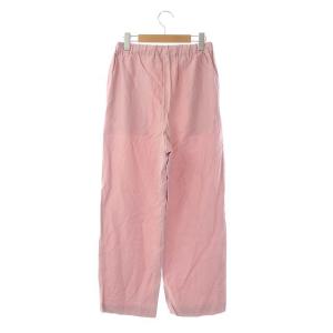 UNITED ARROWS マンテコ MANTECO イージーパンツ テーパード 薄手 38 ピンク