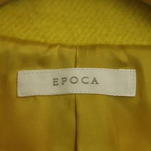 EPOCA チェスターコート ウール 総裏地 ショート 40 イエロー