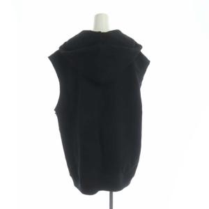 DRIES VAN NOTEN 21AW ノースリーブパーカー ベスト S 黒