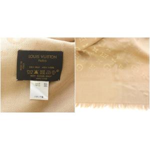 LOUIS VUITTON モノグラム ストール シルク 茶