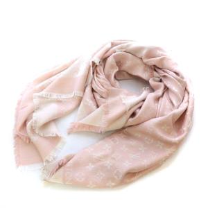 モノグラム ストール シルク ピンク