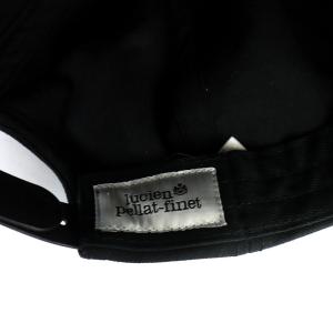 lucien pellat finet キャップ 帽子 ラインストーン スカル 56cm 黒 ブラック