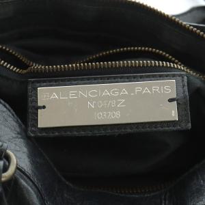 BALENCIAGA 103208 ザ ファースト ハンドバッグ 2way レザー 黒