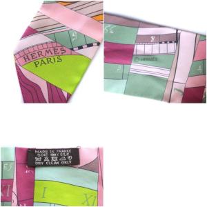 HERMES ツイリー スカーフ Astrologie Nouvelle 新たなる占星術 シルク コーラル ヴェール ローズ ピンク