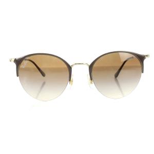Ray-Ban クラブラウンド サングラス 5022 145 ゴールド色 茶 ブラウン RB3578