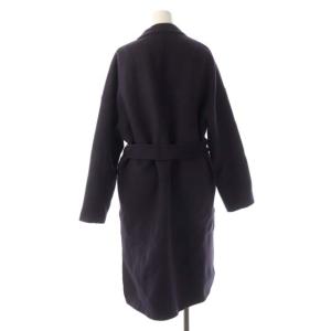 STUNNING LURE 18AW リバーコート チェスターコート ベルト付き ウール ロング 0 ネイビー