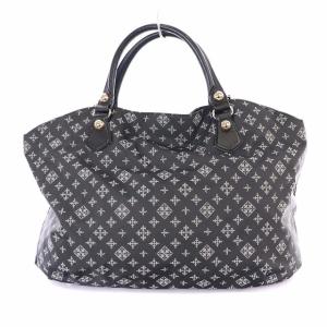 russet トートバッグ ハンドバッグ ナイロン モノグラム 黒 ブラック 灰 グレー