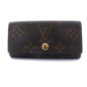 LOUIS VUITTON モノグラム ミュルティクレ4 キーケース 4連 茶色 ブラウン M62631