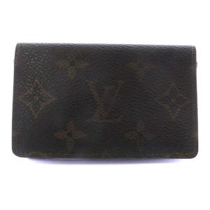 モノグラム ポシェット カルト ヴィジット カードケース パスケース 名刺入れ 茶色 ブラウン M56362