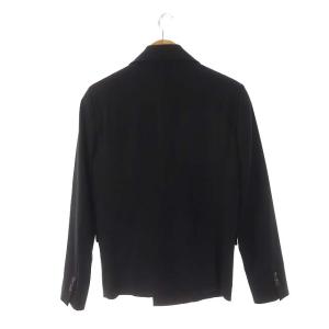 DSQUARED2 レザーカラーライダースジャケット ダブル ジップアップ 総裏地 46 ブラック S71BN0666