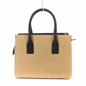 kate spade new york かごバッグ ハンドバッグ ショルダーバッグ 2WAY レザー 黒 ブラック 茶 ベージュ 白 ホワイト PXRU7687