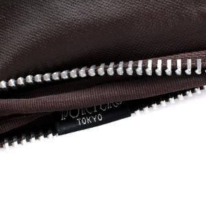 PORTER 吉田カバン フリースタイル ボディバッグ レザー 茶 ブラウン