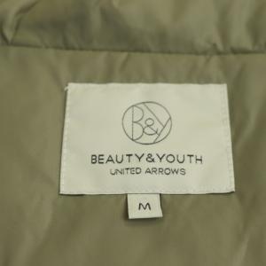 BEAUTY&YOUTH UNITED ARROWS モッズコート コットン ダウンライナー付き フード ファー M カーキ