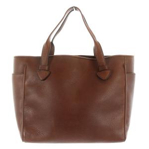 LOEWE ヘリテージ トートバッグ ロゴ レザー ブラウン
