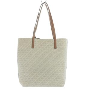 MICHAEL KORS Hayley ショルダーバッグ ハンドバッグ トートバッグ 2way ロゴ べージュ 茶色 ブラウン 30F6GH3T3V