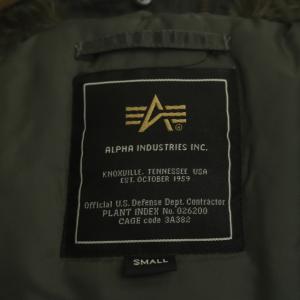 ALPHA INDUSTRIES インダストリーズ  INDUSTRIES フライトジャケット ブルゾン 中綿ジャケット S ダークカーキ