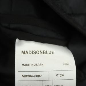 MADISONBLUE 20AW キルティングミモレフレアスカート 01 ブラック