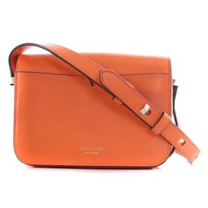 kate spade new york 二コラ ツイストロック ショルダーバッグ レザー オレンジ