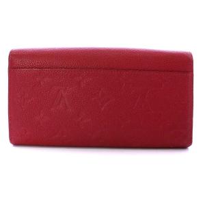 LOUIS VUITTON M61181 モノグラム アンプラント ポルトフォイユ サラ 長財布 レッド